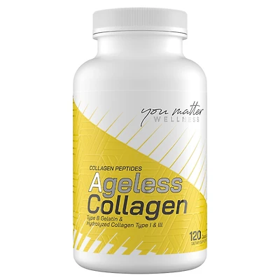 You Matter Wellness Collagen Peptides Ageless - 120 Capsules (30 Servings)