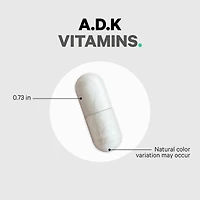 ADK Vitamin Supplement - 180 Capsules (180 Servings)