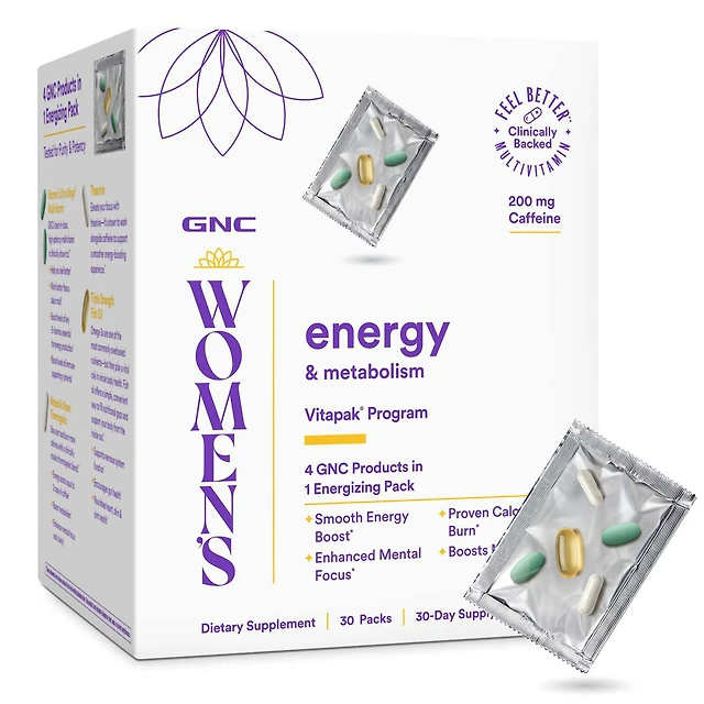 Energy and Metabolism Vitapak® Program V2 (1 Monthly Supply)