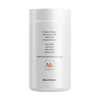 Hydrolyzed Multi Collagen Peptides Raw Greens with 21 Fruits & Veggies - 180 Capsules (30 Servings)