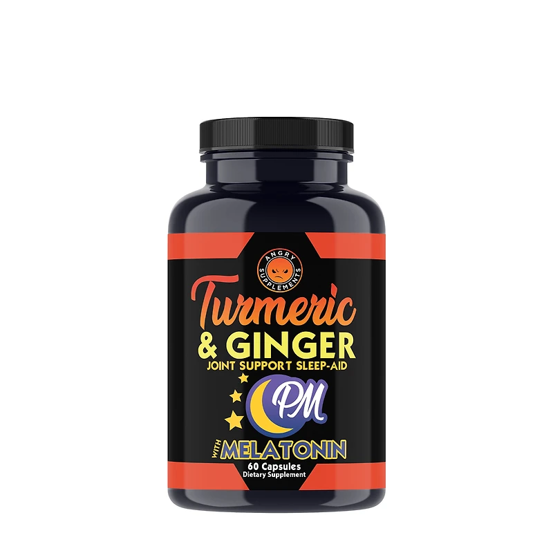 Angry Supplements Turmeric & Ginger - 60 Capsules (30 Servings)