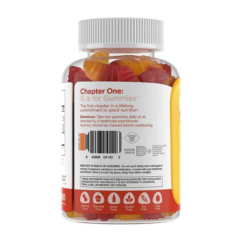 Chapter One™ P Is For Probiotics - Raspberry Orange - 60 Gummies (30 Servings)