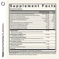 Teen Multivitamin+ Platinum - 60 Vegetable Capsules (30 Servings)