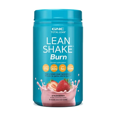 GNC Total Lean Shake Burn - Strawberry (16 Servings) 1.65 lbs.