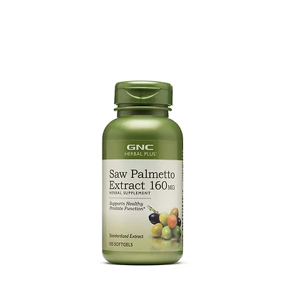 GNC Herbal Plus Saw Palmetto Extract 160Mg Healthy