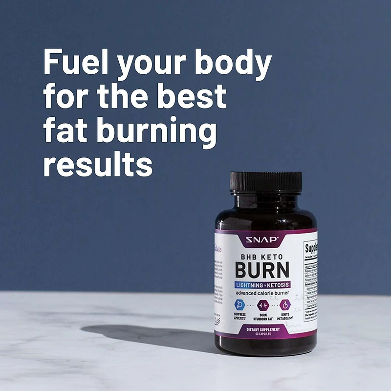 BHB Keto Burn Advanced Calorie Burner - 60 Capsules (30 Servings)