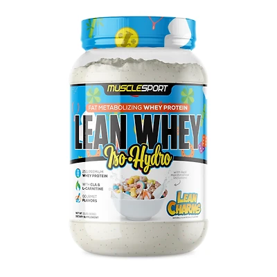 MuscleSport Lean Whey Iso-Hydro Protein - Charms (26 Servings)
