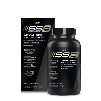 Jym Ss8 Super Shredded 8 Advanced Fat Burner - 120 Capsules (30 Servings)