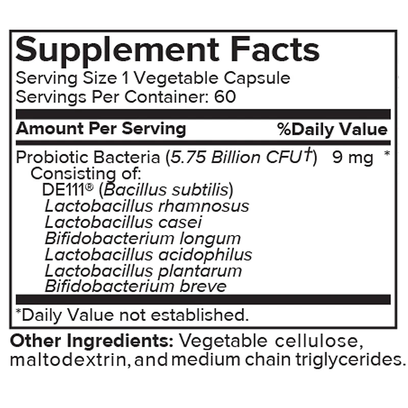 Advanced Probiotic - 60 Vegetable Capsules (60 Servings)
