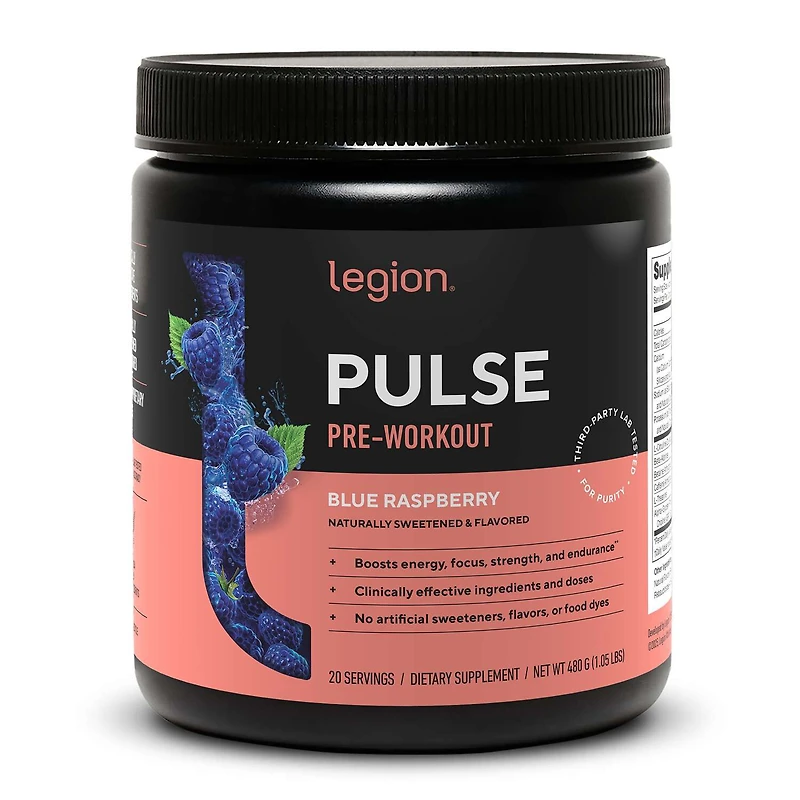Pulse Pre-Workout - Blue Raspberry (20 Servings)