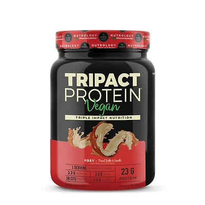 NDS Nutrition Tripact Vegan Protein Beta Glucan - Peanut Butter & Vanilla (20 Servings)