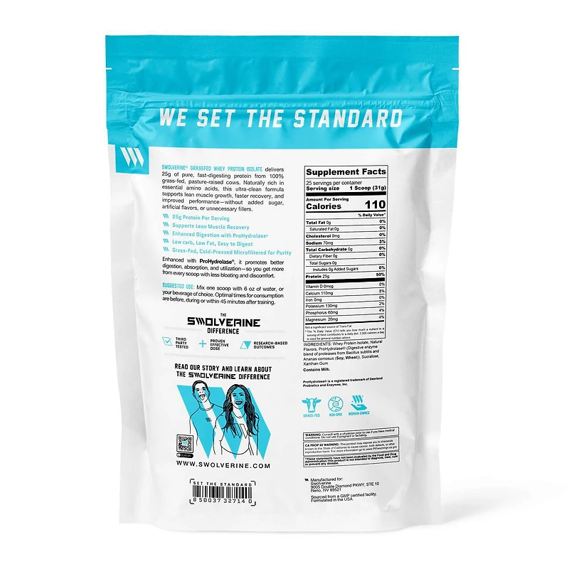 Whey Isolate - Vanilla Milkshake (25 Servings)