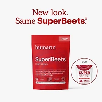 SuperBeets® Heart Chews - Pomegranate Berry - 60 Chews (30 Servings)