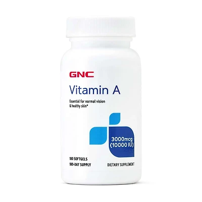 Vitamin A 10000IU - 180 Softgels (180 Servings)