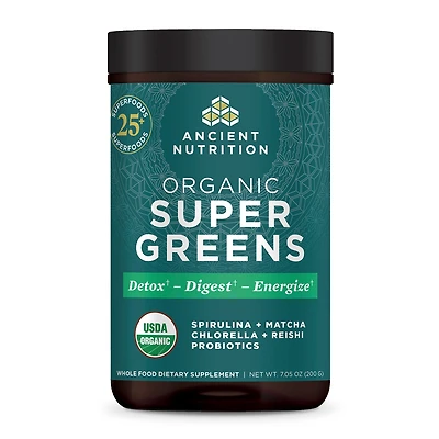 Ancient Nutrition Organic Super Greens (25 Servings)