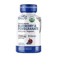 Nature's Fusions Blueberry & Pomegranate 1300Mg - Organic (30 Servings)