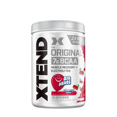 XTEND Original Bcaa Powder - Air Heads Cherry (30 Servings) Zero Sugar