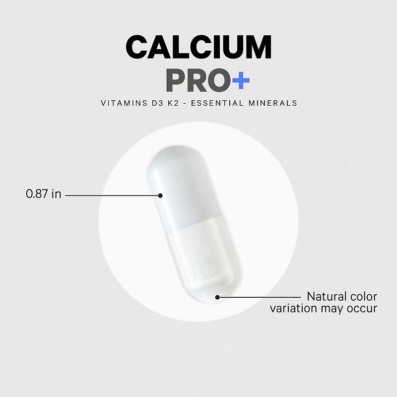 Calcium Pro+ - 120 Capsules (120 Servings)