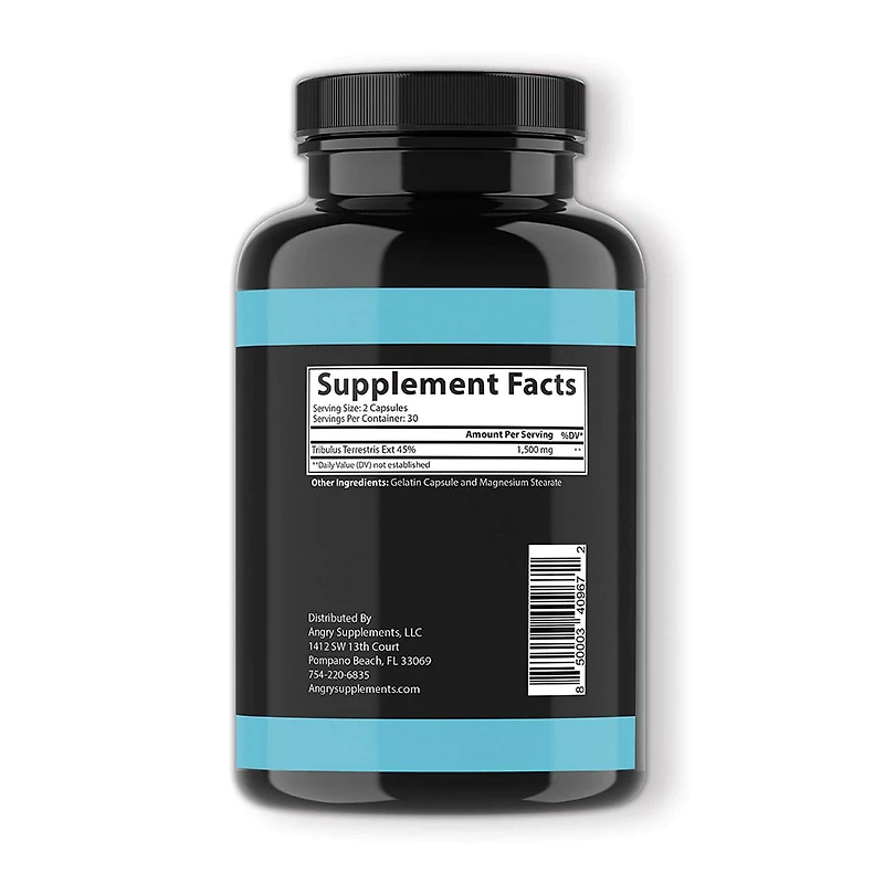 Monster Test: Just Tribulus - 60 Capsules (30 Servings)