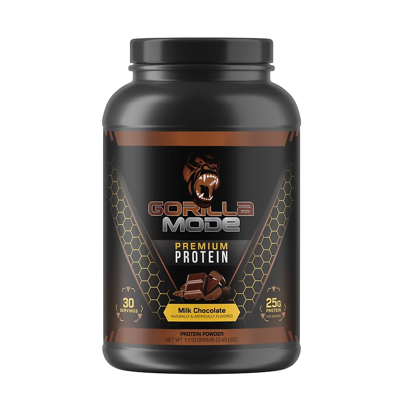 Gorilla Mind Mode Premium Protein - Milk Chocolate (30 Servings)