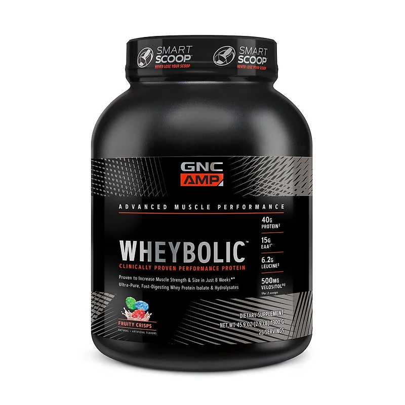 GNC AMP Whey Proteinbolic Healthy - Fruity Crisps (25 Servings)