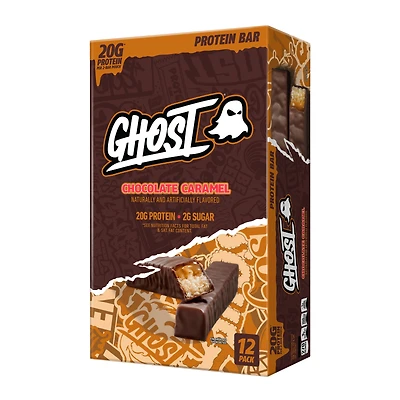 GHOST Protein Bar - Chocolate Caramel (12 Bars)