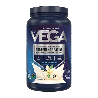 Vega Protein + Creatine Vegan - Creamy Vanilla (20 Servings)