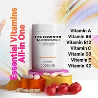 Teen Fermented Vegan Multivitamin - 60 Capsules (30 Servings)