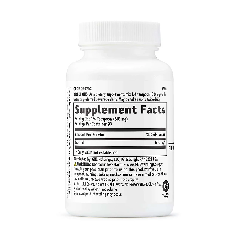 Inositol Powder 600mg - 2 oz. (93 Servings)