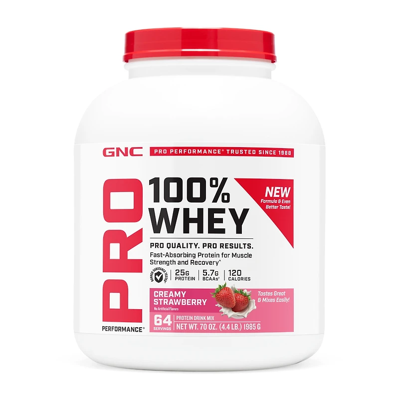 100% Whey 2.0 - Creamy Strawberry (64 Servings)