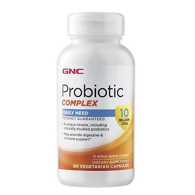 GNC Probiotic Complex Daily Need - 10 Billion Cfus 90 Capsules (90 Servings)
