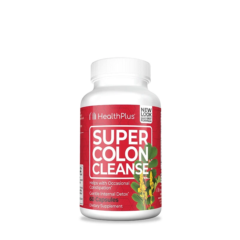Health Plus Super Colon Cleanse - 60 Capsules (30 Servings)