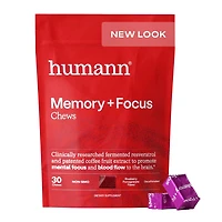 Memory + Focus - Blueberry Pomegranate - 30 Chews (30 Servings)
