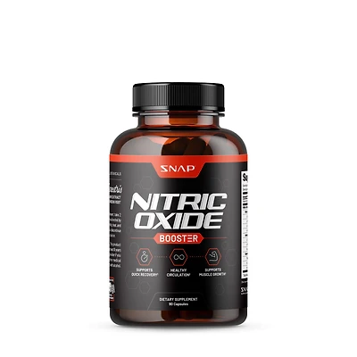 SNAP Supplements Nitric Oxide Booster Healthy - 90 Capsules (90 Servings)