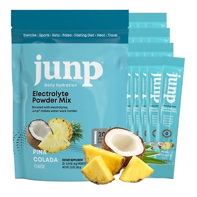 Zahlers Junp Daily Hydration Vegan - Pina Colada (20 Servings) 20 Count