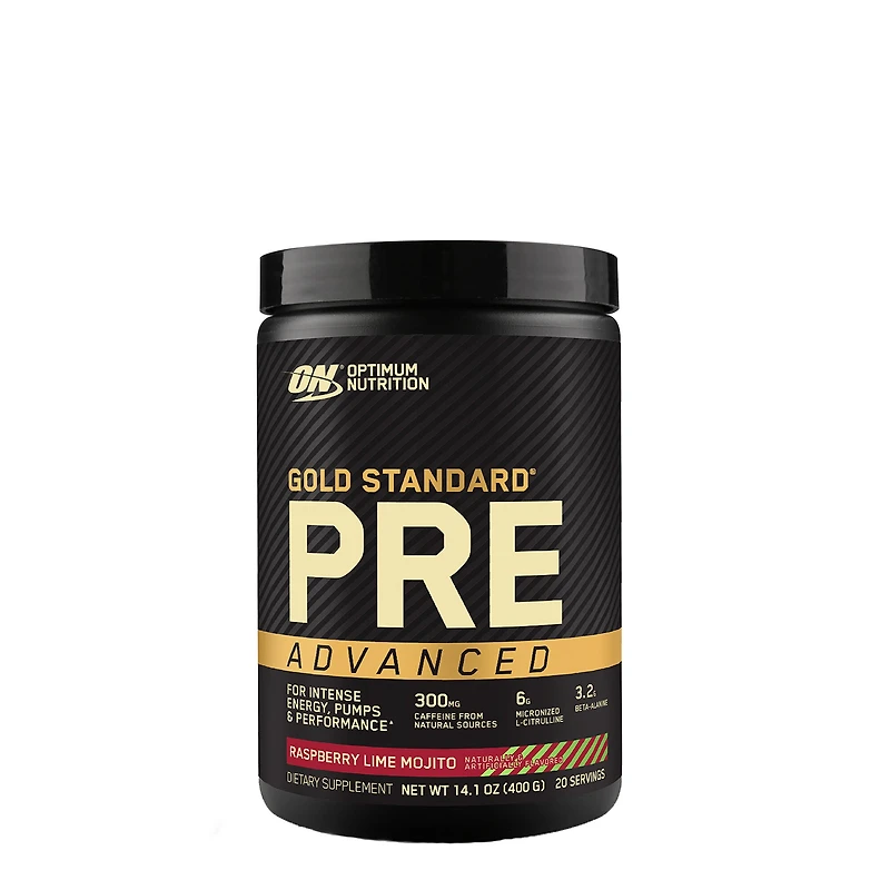 Optimum Nutrition Gold Standard Pre Advanced - Raspberry Lime Mojito(20 Servings)