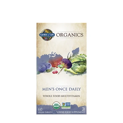 Garden of Life Men's once Daily Multivitamin Vegan - 60 Capsules (60 Servings)