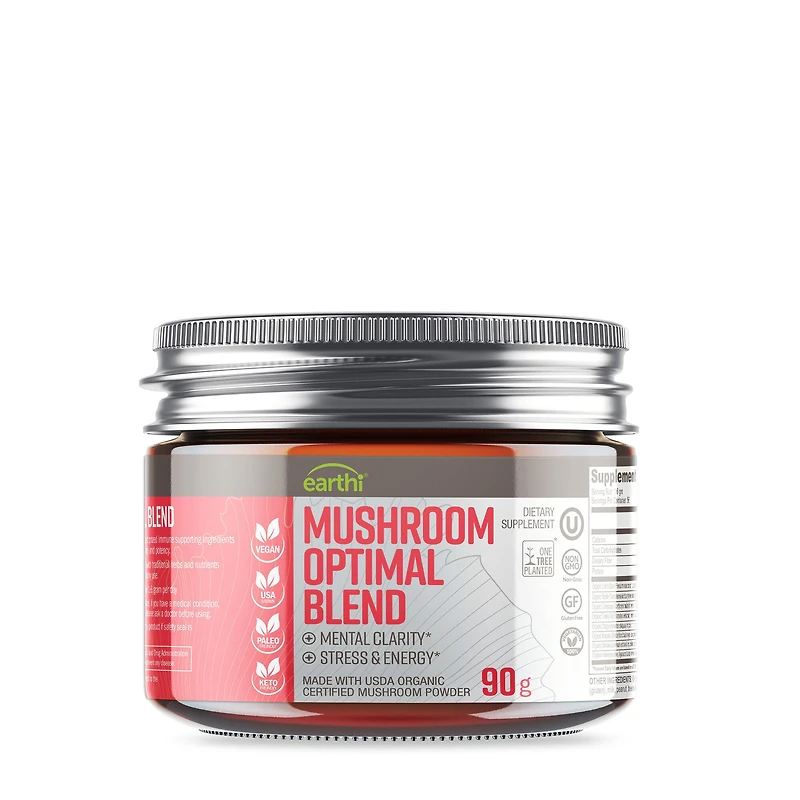 Pioneer Life Sciences Mushroom Optimal Blend Vegan - 90G (56 Servings)