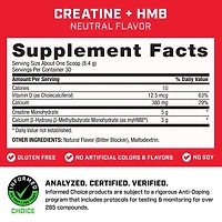 Creatine Monohydrate + HMB (30 Servings)