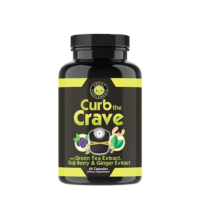 Angry Supplements Curb the Crave with Green Tea Extract, Goji Berry and Ginger - 60 Capsules (30 Servings)