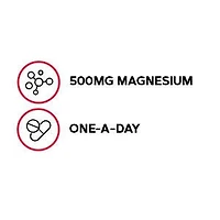 Magnesium Capsules 500mg - 120 Capsules (120 Servings)