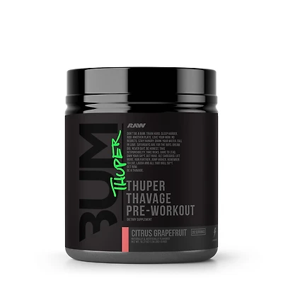 Raw Nutrition Thuper Thavage Pre-Workout - Citrus Grapefruit(20 Servings)