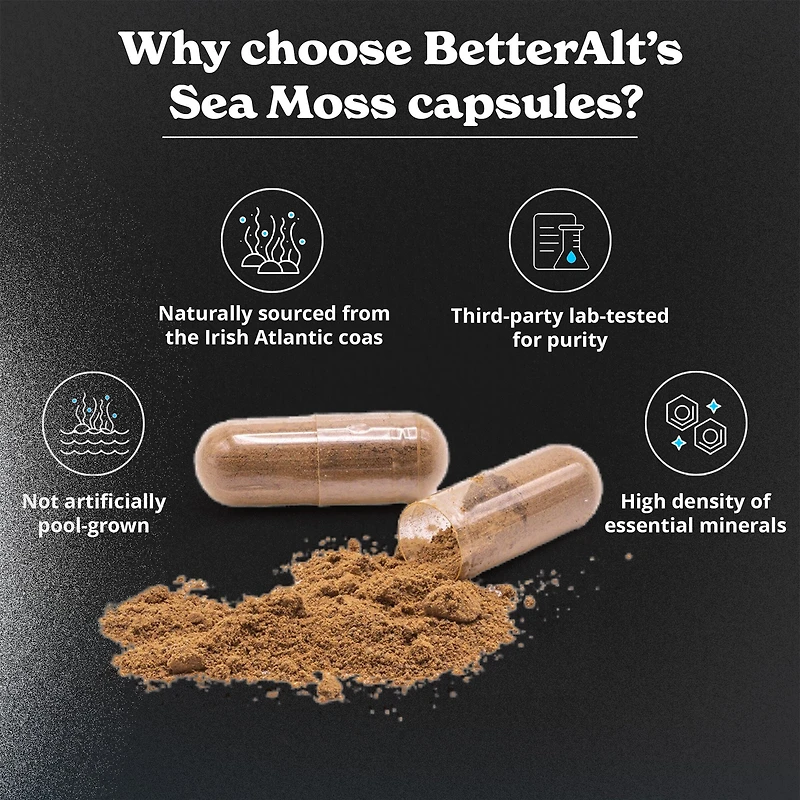 Sea Moss - 120 Capsules (60 Servings)