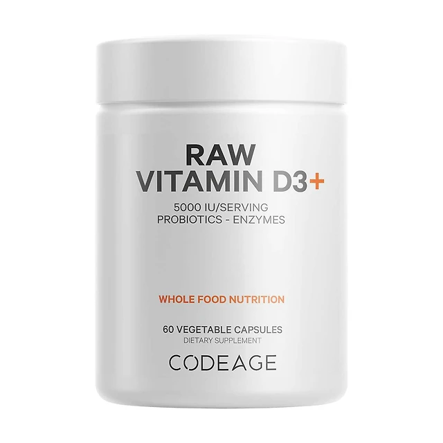Raw Vitamin D3 - 60 Vegetable Capsule (60 Serving)