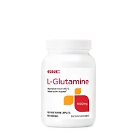 GNC L-Glutamine 1000 Mg - 100 Vegetarian Caplets (100 Servings)