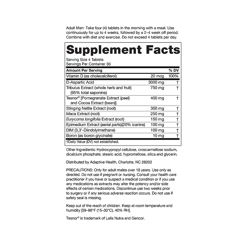 Total-T Ultimate - 120 Tablets (30 Servings)