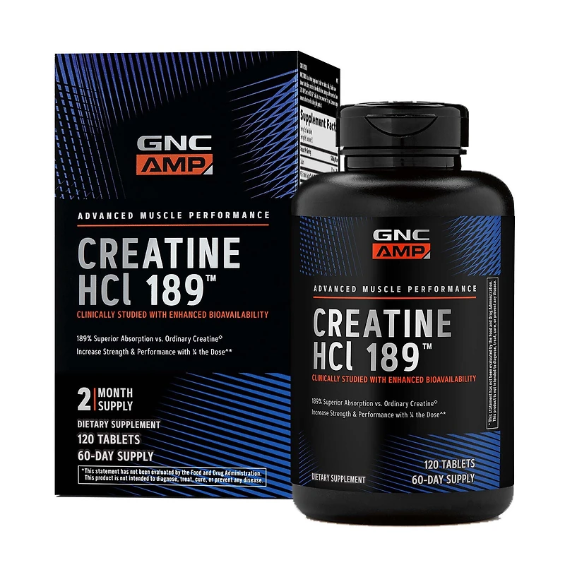 GNC AMP Creatine Hcl 189 Healthy