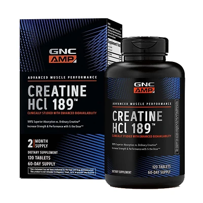 Creatine HCl 189™ - 120 Tablets (60 Servings)