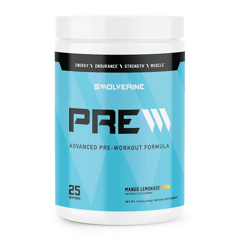 Advanced Pre-Workout Formula - Mango Lemonade (25 Servings)
