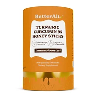 BetterAlt Turmeric Curcumin 95 Honey Sticks - 30 (30 Servings)